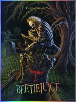 Beetlejuice Beetlejuice: The Ghost with the Most (Holofoil Variant) Movie Poster 