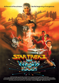 Star Trek Star Trek II: The Wrath of Khan Editions Variant Movie Poster 