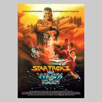 Star Trek Star Trek II: The Wrath of Khan Editions Variant Movie Poster 