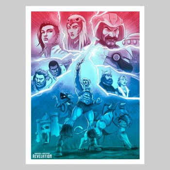 Masters of the Universe Revelation: Heroes Variant Art Print 