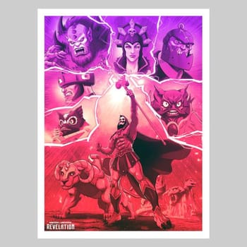Masters of the Universe Revelation: Villains Variant Art Print 