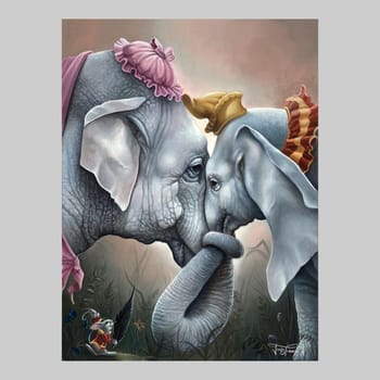 Disney Together at Last Art Print 
