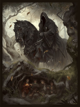 The Lord of the Rings The Lord of the Rings: The Black Rider Art Print 