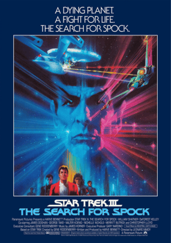 Star Trek Star Trek III: The Search For Spock Editions Variant Movie Poster 