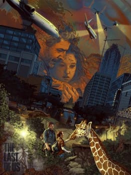 The Last of Us The Last of Us: It's Okay Baby Girl, I Got You Art Print 