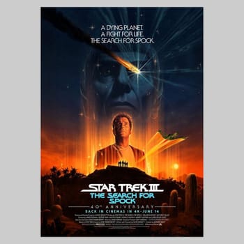 Star Trek Star Trek III: The Search for Spock Editions Variant Movie Poster 