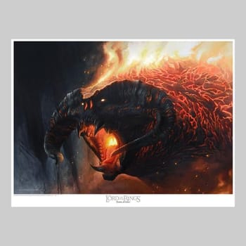 The Lord of the Rings Flame of Udûn: The Balrog Art Print 