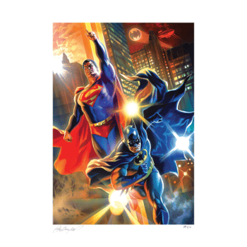 DC Comics Batman & Superman: World's Finest Art Print 