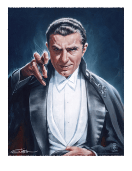 Universal Monsters Count Dracula Art Print 
