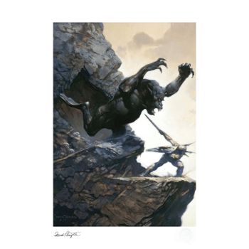 Frank Frazetta Cave Demon Art Print 