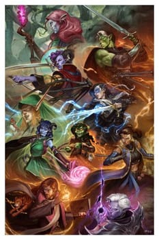 Critical Role Critical Role: Mighty Nein Art Print 