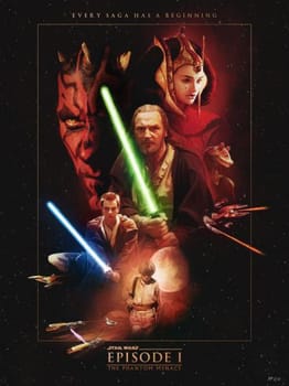 Star Wars Episode I: The Phantom Menace Art Print 