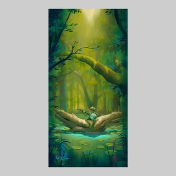 Disney The Dreamers and Me (Signed & Numbered Edition) Art Print 