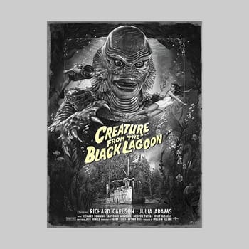 Universal Monsters Creature From the Black Lagoon (Silver Screen) Movie Poster 