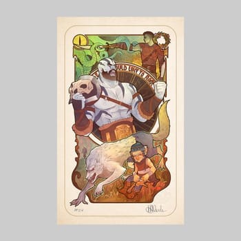 Critical Role Critical Role 10th Anniversary: Travis Willingham Art Print 