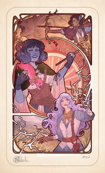 Critical Role Critical Role 10th Anniversary: Laura Bailey Art Print 