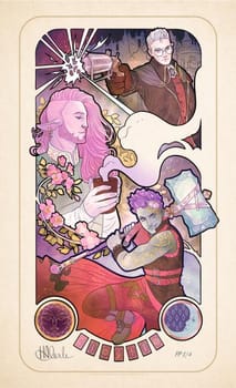 Critical Role Critical Role 10th Anniversary: Taliesin Jaffe Art Print 