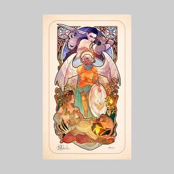 Critical Role Critical Role 10th Anniversary: Ashley Johnson Art Print 