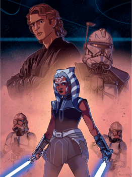 Star Wars Visions of the Past Art Print 