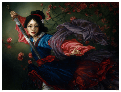 Disney The Elegant Warrior Art Print 
