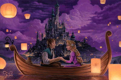 Disney Festival of Lights Art Print 