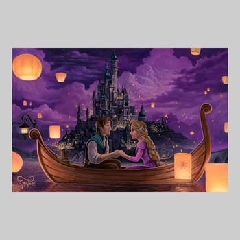 Disney Festival of Lights Art Print 