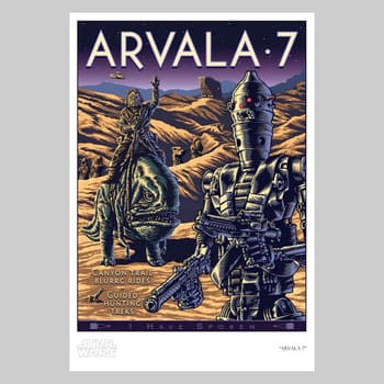 Star Wars Arvala-7 Art Print 