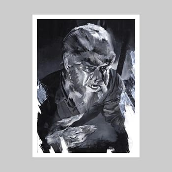 Universal Monsters The Wolf Man Art Print 