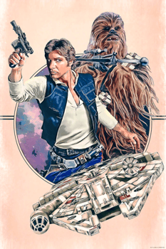 Han Solo™ and Chewbacca™ Medallion by Agoro | Sideshow