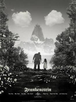 Universal Monsters Frankenstein Movie Poster 