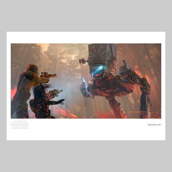 Star Wars Drawn In Art Print 