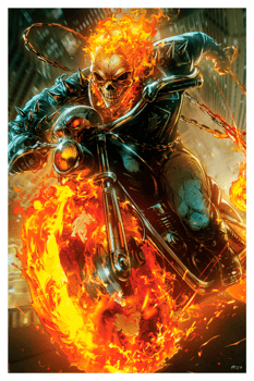 Marvel Cosmic Ghost Rider Art Print 