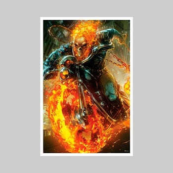 Marvel Cosmic Ghost Rider Art Print 