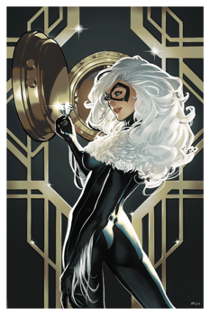 Marvel Black Cat Art Print 