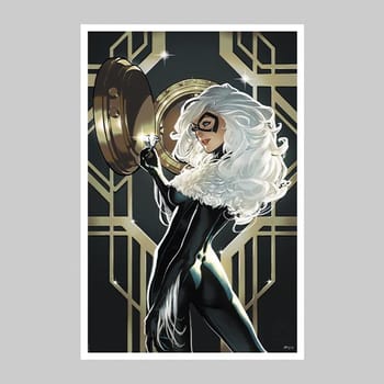 Marvel Black Cat Art Print 