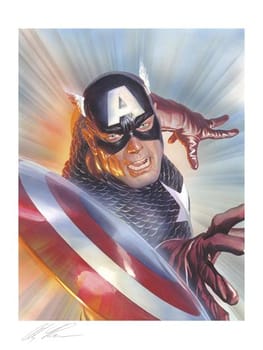 Marvel Marvelocity: Captain America Art Print 