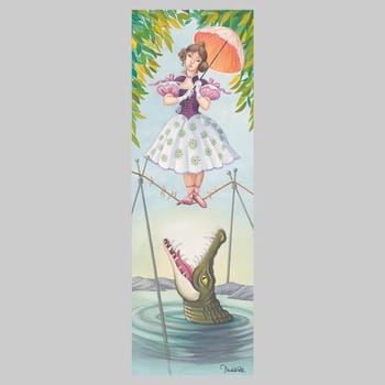 Disney Stretching Portrait: The Tightrope Walker Art Print 