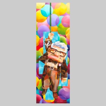 Disney Up Goes Carl Art Print 