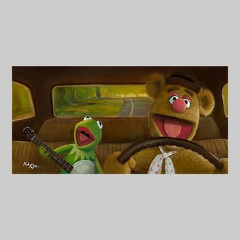 Disney Movin' Right Along Art Print 