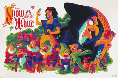 Disney Snow White and the Seven Dwarfs (Old Hag Variant) Movie Poster 