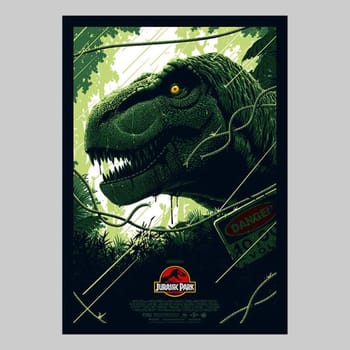 Jurassic Park Jurassic Park - T-Rex Movie Poster 