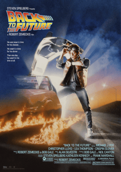Back to the Future Back to the Future Movie Poster 