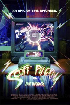 Scott Pilgrim Scott Pilgrim Vs the World Foil Edition Movie Poster 