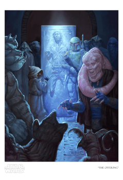 Star Wars The Offering Art Print 