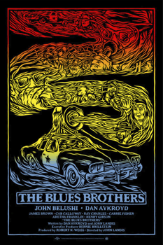 The Blues Brothers The Blues Brothers Screenprint Movie Poster 