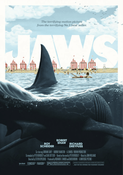 Jaws Jaws by Florey Movie Poster 