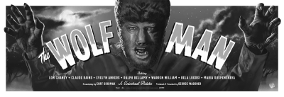 Universal Monsters Universal Monsters: The Wolf Man Variant Movie Poster 
