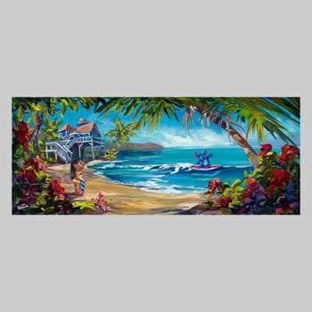 Disney Hawaiian Hideout Art Print 
