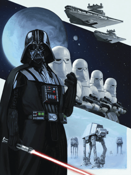 Star Wars Arrival on Hoth Art Print 