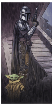 Star Wars A Foundling in Your Care Art Print 